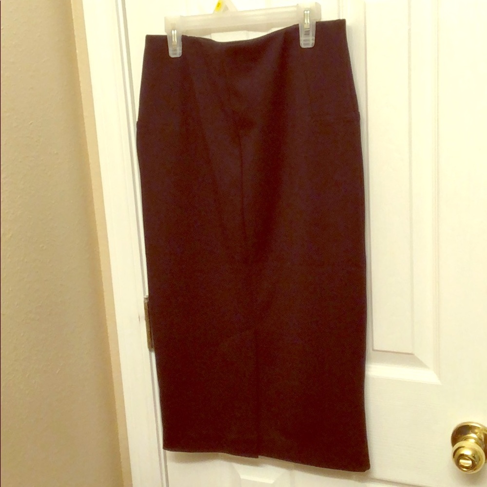 NY&Co Black Stretch Pencil Skirt